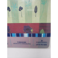 PIMPERNEL Divine Wildflower Study Cork Placemats Set of 4 Square England Art