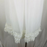 Vintage Radcliffe Babydoll Bridal Gown Flirty Double Chiffon Peignoir Robe Set P