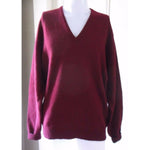 High & Mighty Pure Wool VNeck Pullover Sweater Mens XLT Tall Scotland Vintage