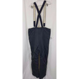 Vintage Horizon Police Black Pants Insulated Winter Snow Suspenders Mens L USA