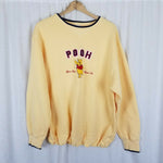 Vintage DisneyLand Resort Winnie The Pooh Grin and Bear It Sweatshirt Mens L