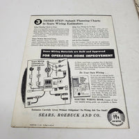 VINTAGE Sears Simplified Electric Wiring Handbook 1969 & Home Wiring Brochure