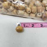 Vintage Natural Children's Wood Jewelry Craft Beads Wooden Large Chunky 1.75 lbs