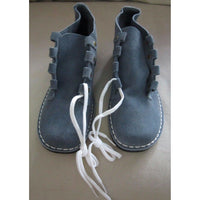 Mid Century Sears Blue Suede Chukka Moccasin Boots Womens 5.5 B The Shoe Place