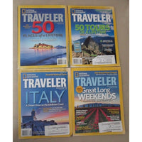 National Geographic Traveler Back Issues Magazines Lot of 4 2009 Collector's