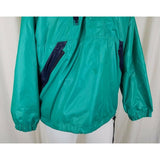 Vintage Izod Club 1990's Pullover Anorak Nylon Windbreaker Jacket Mens M Green