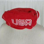 NEW 2006 Roots USA Torino Olympics Beret Hat Red Fleece Adjustable L/XL NWT