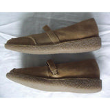 Rockports Seaview Cashew Putty Mastic Suede Mary Janes Gum Shoes Womens 6 NOS