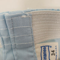 Vintage Hanes Drop Seat Boxers Shorts Underwear 50/50 Cotton Mens 34 70s USA