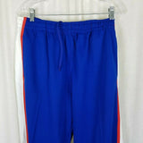 New York Knicks Warm Up Suit Track Jacket Pants Vintage 90s Mens L Blue Stars