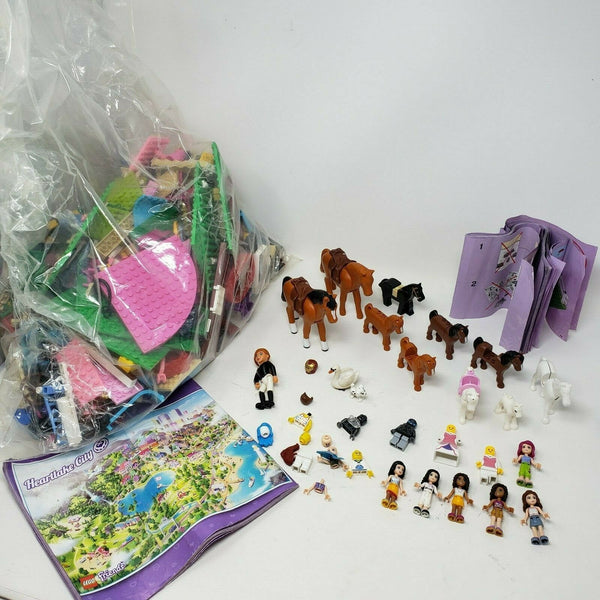 Lego Friends Stable Minifigures Horses Pink Bricks Parts Sets Bulk Lot 6lb 3189