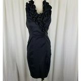 Xscape by Joanna Chen Little Black Dress Women 12 Cocktail Formal Party Ruffles