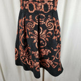 Yoana Baraschi Anthropologie Mirissa Fit & Flare Twirl Dress Womens 4 Tapestry