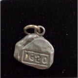 1620 Plymouth Rock Pewter Charm Silver Necklace Bracelet New England Souvenir MA