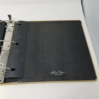 Renner Davis 3" Elliptical 3 Ring Binder Banana Rattan Woven Paper Photo Album