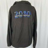 Olympics 2010 Whistler Vancouver Jersey Knit Zip Up Jacket Hoodie Mens M Rare