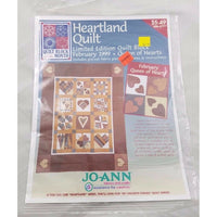 JoAnn Heartland Quilt Block of the Month February 1999 Queen of Hearts Sealed
