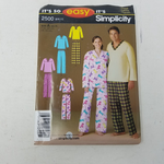 Simplicity So Easy Sewing Pattern 2500 Longewear Uncut Mens Womens XS S M L XL