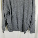 LL Bean Lambswool Crewneck Pullover Sweater Mens 2XL Cutter Holes Repairs Needed
