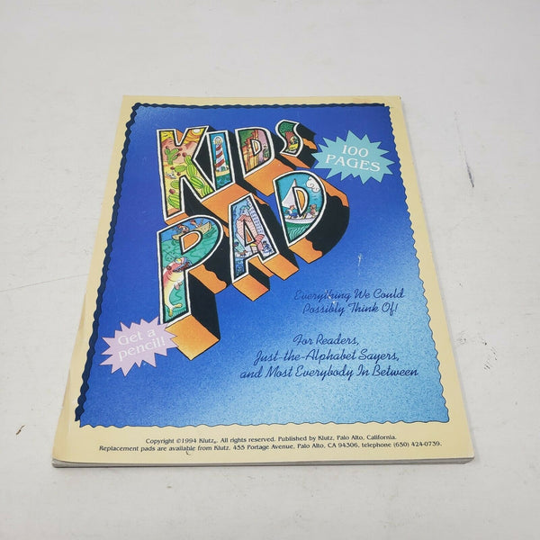 Klutz Kids Pad 100 Pages Activity Book Everything We Could Possibly Think Otz