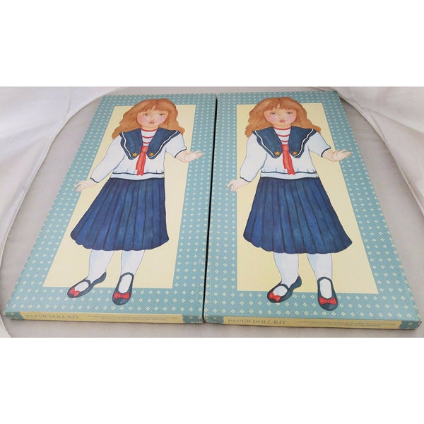 Lot of 2 Lillian Vernon LVC 1988 Baby Doll Size Oversized Paper Dolls Kit LV4387