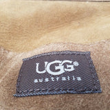 Ugg Australia Sheepskin Shearling Fur Lined Purse Large Hobo Shoulder Bag Tan