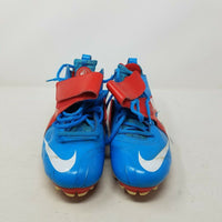 Nike Huarache 3 Lacrosse Cleats Blue Red Men's sz 10.5 469730-416 Athletic Shoes