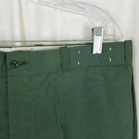 Vintage Sears Work Leisure Pants Full Fit Perma-Prest Mens 38x28 70s USA Green