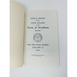 Annual Report Town Officers of Windham Maine January 31 1966 Cumberland County