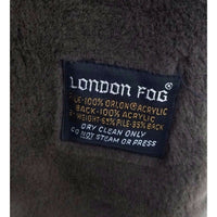 Vintage London Fog Maincoats Deep Pile Fur Lined Trench Coat Womens 10P Khaki