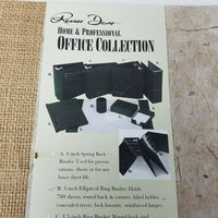 Renner Davis 3" Elliptical 3 Ring Binder Banana Rattan Woven Paper Photo Album