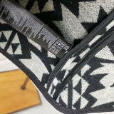 Forever21 Southwestern Woven Wool Kimono Jacket Open Front Swing Womens L Aztec