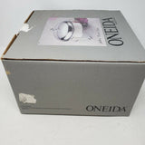 Oneida 2qt Silver Plate Juilliard Covered Round Baker With Ovenware Glass Liner