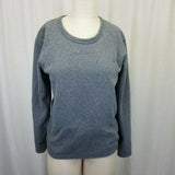 Playboy Fleece Lined Jersey Knit Gray Crewneck Sweatshirt Top Womens XL 175/100