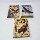 Vintage 1940s Hardcover Books Flight Bombers War Yankee Flier Fiction Lot 3 Boys