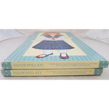Lot of 2 Lillian Vernon LVC 1988 Baby Doll Size Oversized Paper Dolls Kit LV4387
