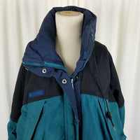 Columbia Colorblock 3-in-1 Winter Parka Outer Shell Jacket All Weather Womens L