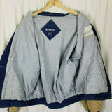 Operation II Montecristo Denim Canvas Bomber Jacket Mens L Vintage LA Loving