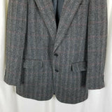 Dario di Napoli Herringbone Tweed Blazer Wool Sport Coat Jacket Mens 42L Italy