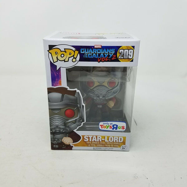 Funko Pop Star Lord Guardians of the Galaxy 209 Toys R Us Exclusive Vinyl Figure