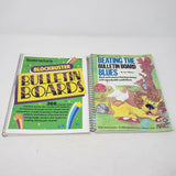 Teacher School Bulletin Boards Materials Vintage 1980s Children Books Lot of 2