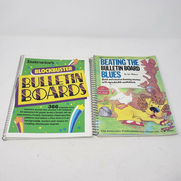 Teacher School Bulletin Boards Materials Vintage 1980s Children Books Lot of 2