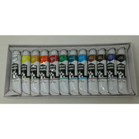 Acrylic Colors 12 Pack Lead-Free And Phthalate-Free Crafting Art Paint NIP 12 ml