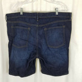 Gap Bermuda Denim Blue Jeans Shorts Womens size 18/34 5 Pocket NWOT Dark Faded