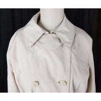 Fitz-Wright Petite Double Breasted Belted Tie All Weather Trench Coat Womens PM