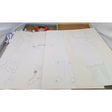 Lot of 2 Lillian Vernon LVC 1988 Baby Doll Size Oversized Paper Dolls Kit LV4387
