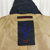 Eddy's Jackets Double Breasted Lightweight Cotton Nylon Jacket Peacoat Womens S
