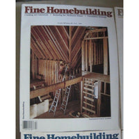 Fine Homebuilding Back Issues Magazines Lot of 6 Entire Year 1989 DIY Remodeling