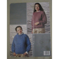 Minerva Full Figure Fashions Plus Knitting & Crochet Manual Patterns Leaflet 610