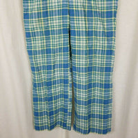 Vintage Lady Halrin Indian Bleeding Madras Plaid Slacks Pants Womens 26 XS India